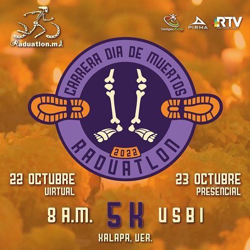 2a. Carrera Presencial y Virtual 5K día de Muertos RaduatlonMX 2022